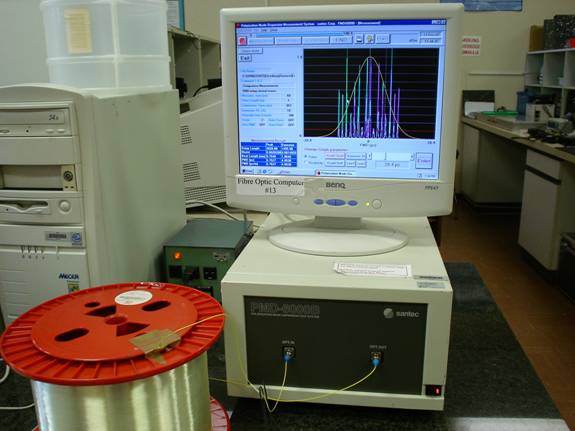 Santec PMD measurement system (cross-correlation interferometer method)